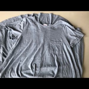 NWOT LuLaRoe Carly Heathered Blue Dress